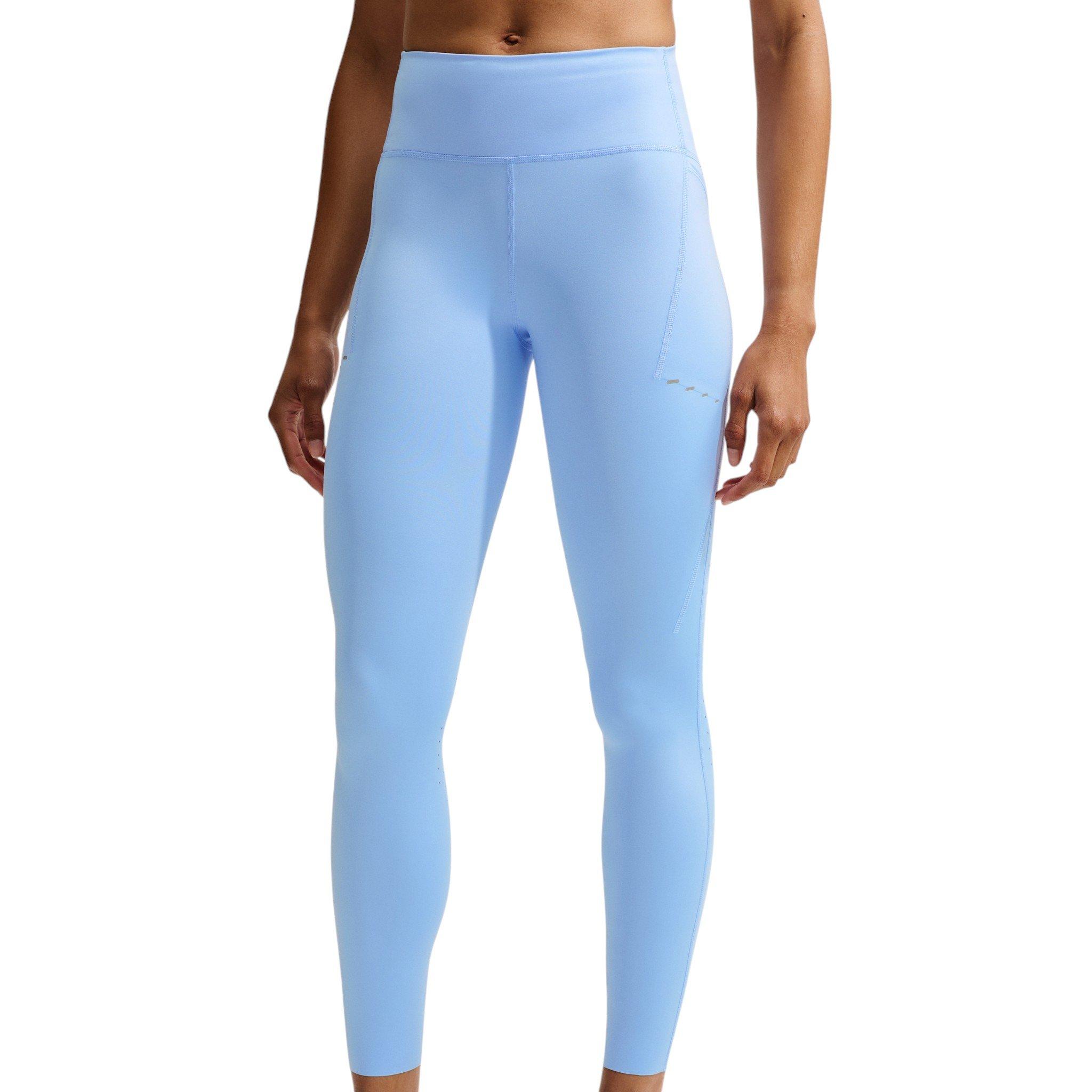 Nike Women's Swift High-Waisted 7/8 Running Leggings with Pockets - Steel Blue - STEEL BLUE